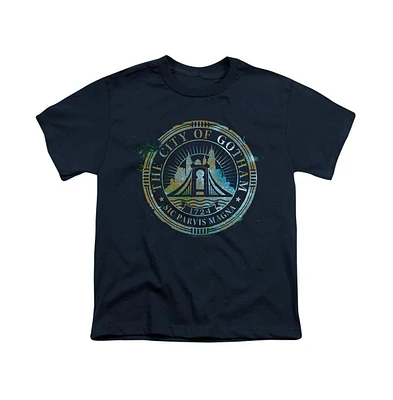 Batman Boys The City Of Gotham Short Sleeve Tee / T-Shirt