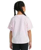 adidas Big Girls Short-Sleeve Drop Shoulder Logo Graphic Cotton T-Shirt
