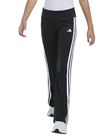 adidas Big Girls 3-Stripes Flare-Leg Pants