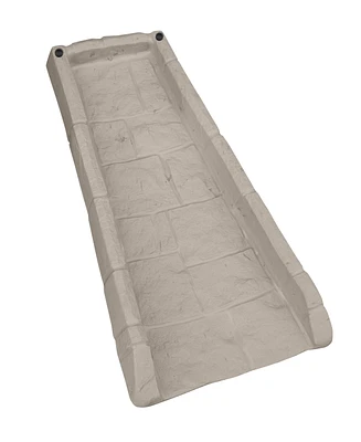 Suncast SB24 Decorative Rain Gutter Downspout Garden Splash Block, Light Taupe