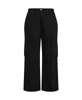 City Chic Plus Clarence Cargo Denim Pant