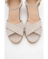 Miria Leather Platform Espadrille (Women)