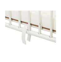 L.a. Baby Holiday Mini/Portable Folding Metal Crib