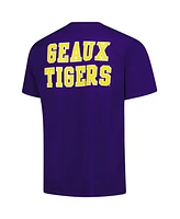 Fanatics Unlabeled Men's Purple Lsu Tigers Logo T-Shirt