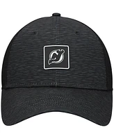 Fanatics Women's Black New Jersey Devils Authentic Pro Adjustable Trucker Hat
