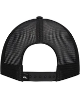 Quiksilver Men's White/Black Tripson Trucker Snapback Hat