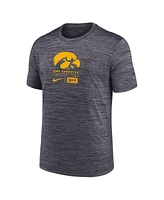 Nike Men's Black Iowa Hawkeyes Campus Center Block Velocity Performance T-Shirt