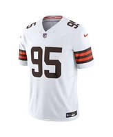 Nike Men's Myles Garrett White Cleveland Browns Vapor F.u.s.e. Limited Jersey