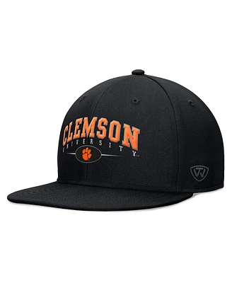 Top of the World Men's Black Clemson Tigers Bullpen Snapback Hat
