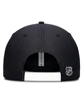 Fanatics Men's Black/Silver Los Angeles Kings Authentic Pro Ripstop Adjustable Hat