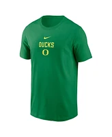 Nike Men's Green Oregon Ducks 2-Hit Stacked T-Shirt