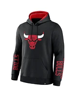 Fanatics Men's Black Chicago Bulls Legacy Guard Pullover Hoodie