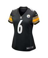 Nike Women's Patrick Queen Black Pittsburgh Steelers Game Player Jersey