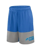 Logo Athletic Men's Blue Detroit Lions Best of the Shorts