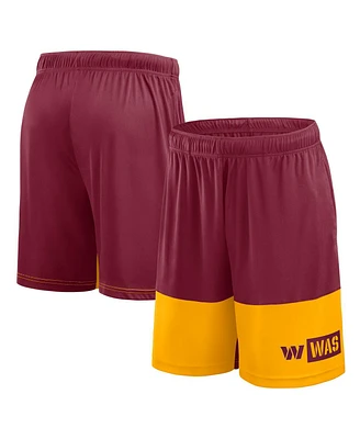 Logo Athletic Men's Burgundy Washington Commanders Best of the Shorts