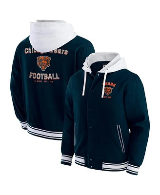 Darius Rucker Collection by Fanatics Men's Navy Chicago Bears Full-Snap Hoodie Jacket