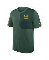 Nike Men's Green Bay Packers Sideline Uv Performance Coach T-Shirt