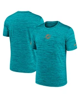 Nike Men's Aqua Miami Dolphins Big Tall Sideline Velocity Performance T-Shirt