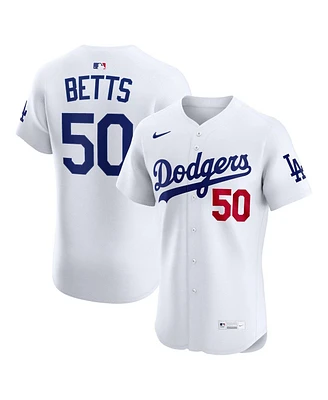 Nike Men's Mookie Betts White Los Angeles Dodgers Home Elite Player Jersey