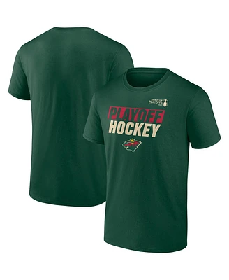 Fanatics Men's Green Minnesota Wild 2025 Stanley Cup Playoffs Breakout T-Shirt