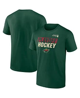 Fanatics Men's Green Minnesota Wild 2025 Stanley Cup Playoffs Breakout T-Shirt