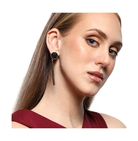 Sohi Circular-Tassel Drop Earrings