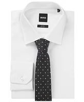 Boss by Hugo Boss Men's Silk-Blend Monogram Tie