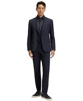 Boss by Hugo Men's Structured Stretch Jersey Regular-Fit Dress Shirt