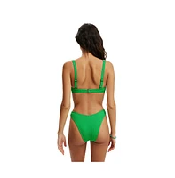 Cotton On Women's Underwire Balconette Bikini Top