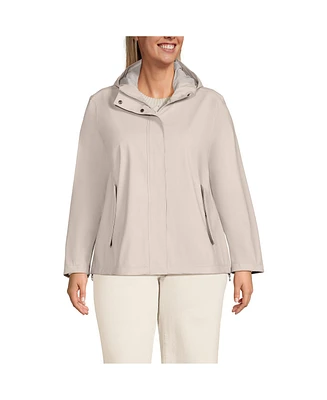Lands' End Plus Squall Waterproof Rain Slicker Jacket