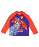 Transformers Boys Optimus Prime Roll Out Autobots 2 Piece Long Sleeve Pajama Set