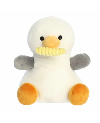 Aurora Medium Buoy Seagull With Fry Palm Pals Adorable Plush Toy White 12"