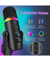 ZealSound Usb Microphone K66Pro Bundle with Furry Windscreen D65K
