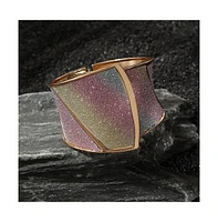 Sohi Crystal Ombre Cuff Bracelet