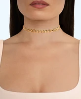 Ettika Oval Dome Baguette Chain Necklace