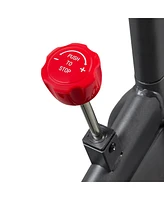 Sunny Health & Fitness Smart Motorized Mini Exercise Bike with 18 Speed Levels, Free SunnyFit App Bluetooth Link