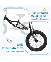 Inch Kids Bike with Removable Training Wheels for Aged 3-8 Years Old