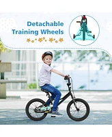Inch Kids Bike with Removable Training Wheels for Aged 3-8 Years Old