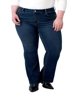 Seven7 Plus Tummy Less Bootcut Jeans