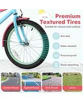 Kids Bike with Adjustable Handlebar and Saddle Blue