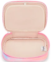 Kipling 100 Pens Aqua Flowers Zippered Pen Case