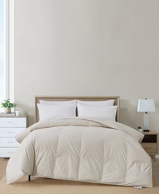 Nikki Chu 250-Thread Count Down Comforter, Queen - Soft Clay