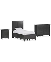 Hedworth Twin Storage 3-Pc. Set (Bed, Dresser & Nightstand)