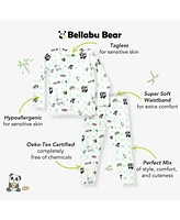 Bellabu Bear Kids Unisex Kids' Minecraft Sleep Repeat Set of 2 Piece Pajamas