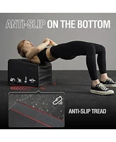 Er Kang Hip Thrust Bench, Hip Thrust Machine at Home for Glute Bridge, Multi-Functional Hip Thrust Box with Non-Slip, Glute Workout Equipment, 700LB L