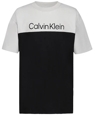 Calvin Klein Big Boys Foil Short Sleeve T-Shirt