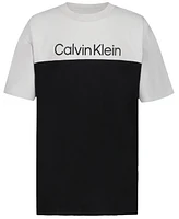 Calvin Klein Big Boys Foil Short Sleeve T-Shirt