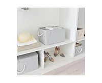 WeThinkStorage 20L Folding Fabric Storage Bin w/Rope Handle - Clay