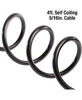 Outdoor Bike Lock Cable with Combination, 4ft Black, 8143D