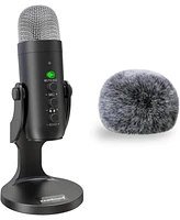 ZealSound Wireless Microphone K66DG-us and D65K Microphone Furry Windscreen